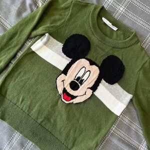 BOYS GAP MICKEY MOUSE KNIT SWEATER